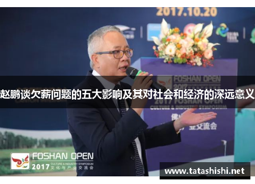 赵鹏谈欠薪问题的五大影响及其对社会和经济的深远意义 赵鹏谈欠薪问题的五大影响及其对社会和经济的深远意义