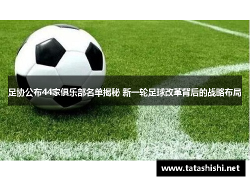 足协公布44家俱乐部名单揭秘 新一轮足球改革背后的战略布局